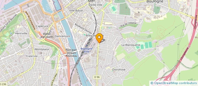localisation de l'entreprise SCI DU 21 R ST MARC à BOULOGNE-SUR-MER