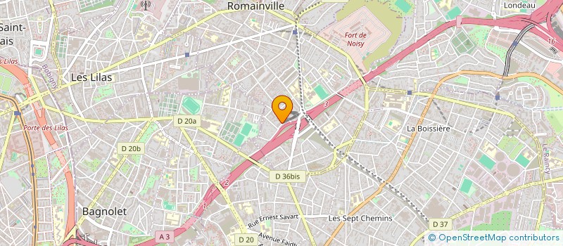 localisation de l'entreprise SCI DU 21 ROUTE DE BORDEAUX AUX JACQUETS à ROMAINVILLE