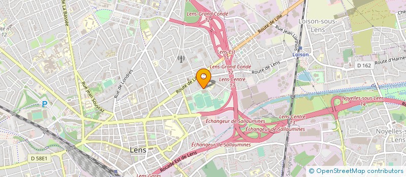 localisation de l'entreprise SCI DU 21 RUE AUGUSTIN DELOTS  LENS