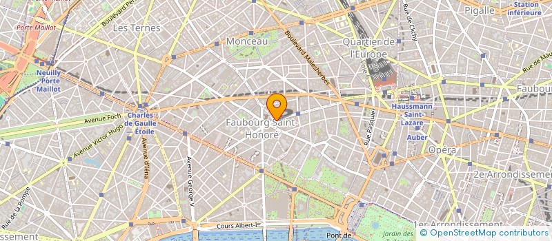 localisation de l'entreprise SCI DU 21 RUE D'ARTOIS  PARIS