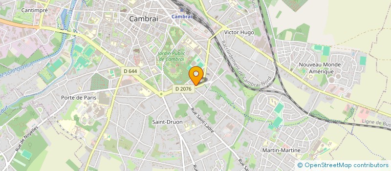 localisation de l'entreprise SCI DU 21 RUE DE CAUDRY à CAMBRAI