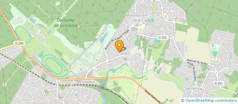 localisation de l'entreprise SCI DU 21 RUE DE L'EGLISE  MAROLLES-EN-BRIE