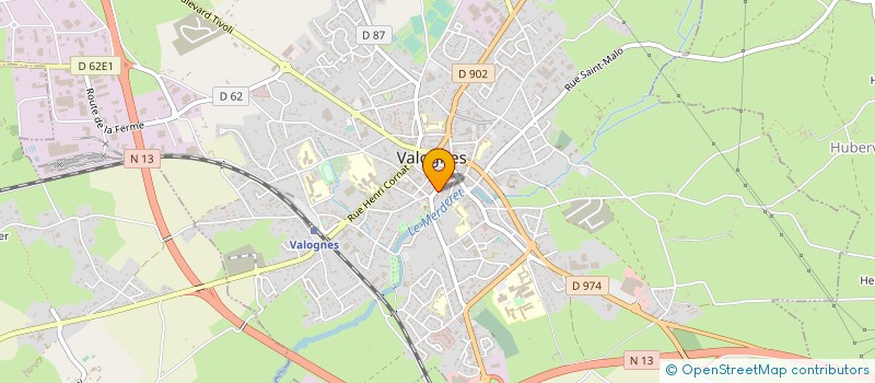 localisation de l'entreprise SCI DU 21 RUE DE L'EGLISE à VALOGNES
