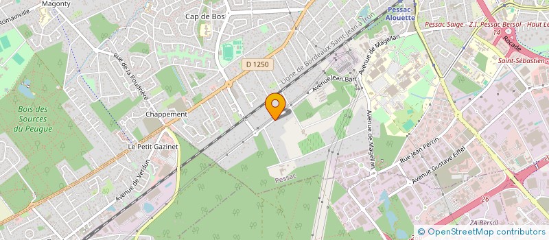 localisation de l'entreprise SCI DU 21 RUE DE LA MIRANTE à PESSAC