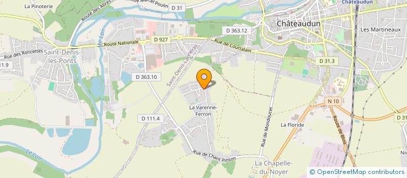 localisation de l'entreprise SCI DU 21 RUE DES CHAMPS GUIGNIERS à LA CHAPELLE-DU-NOYER