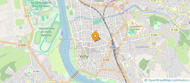 localisation de l'entreprise SCI DU 21 RUE DESBREST à VICHY