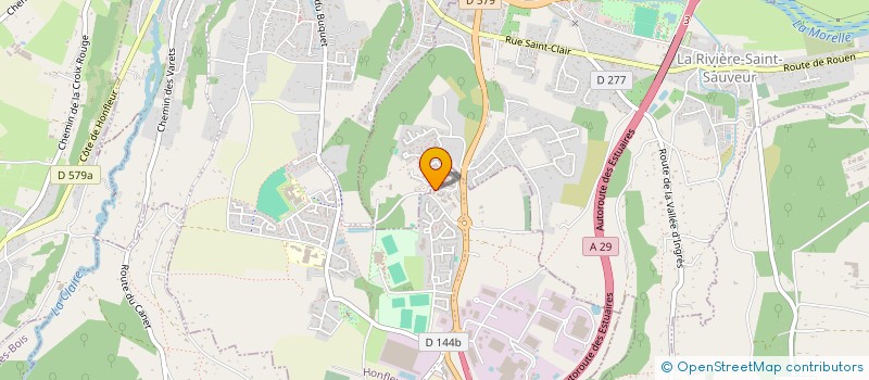 localisation de l'entreprise SCI DU 21 RUE DU CHEMIN DE FER à HONFLEUR