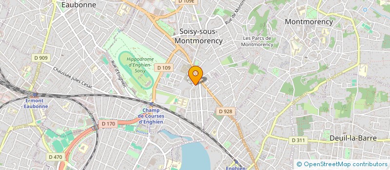 localisation de l'entreprise SCI DU 21 RUE DU CHEMIN DE FER  SOISY-SOUS-MONTMORENCY