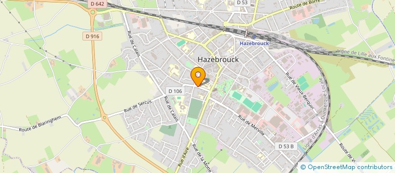 localisation de l'entreprise SCI DU 21 RUE DU CLOCHER à HAZEBROUCK