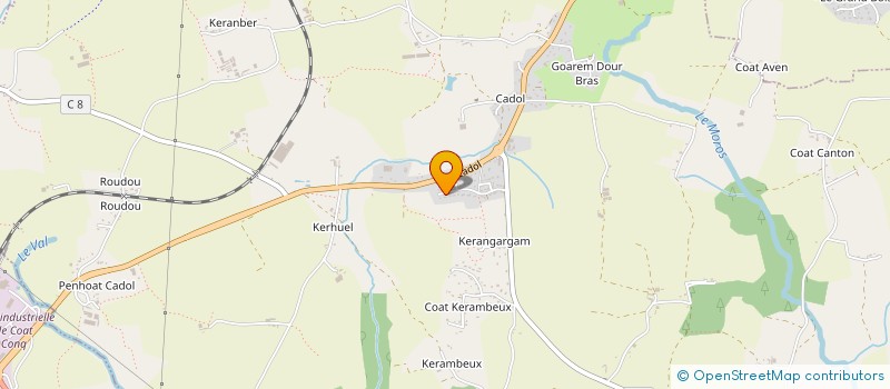 localisation de l'entreprise SCI DU 21 RUE JACQUES CARTIER  MELGVEN