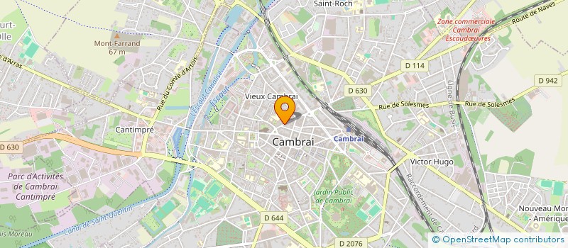 localisation de l'entreprise SCI DU 21 RUE SADI CARNOT à CAMBRAI