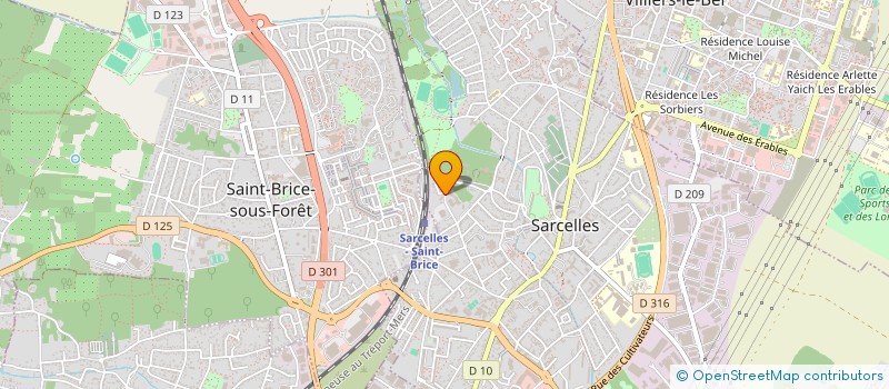 localisation de l'entreprise SCI DU 21 RUE VOLTAIRE  SARCELLES