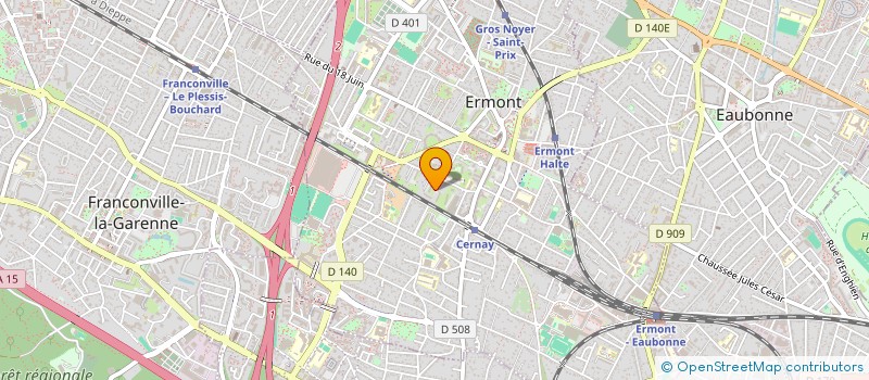 localisation de l'entreprise SCI DU 21 TER RUE ANATOLE FRANCE à ERMONT