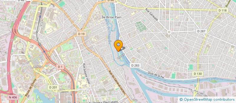 localisation de l'entreprise SCI DU 21 VOIE DES PEPINIERES à CRETEIL