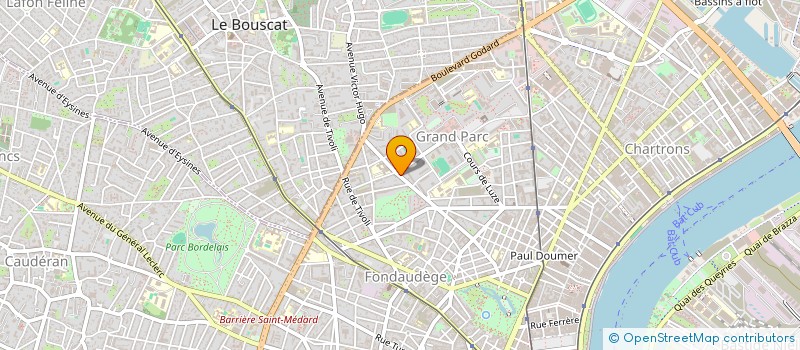 localisation de l'entreprise SCI DU 211 RUE MANDRON  BORDEAUX