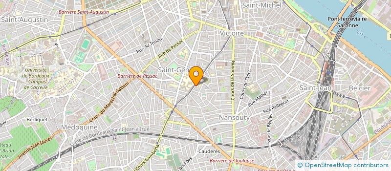 localisation de l'entreprise SCI DU 214 COURS DE L'ARGONNE  BORDEAUX