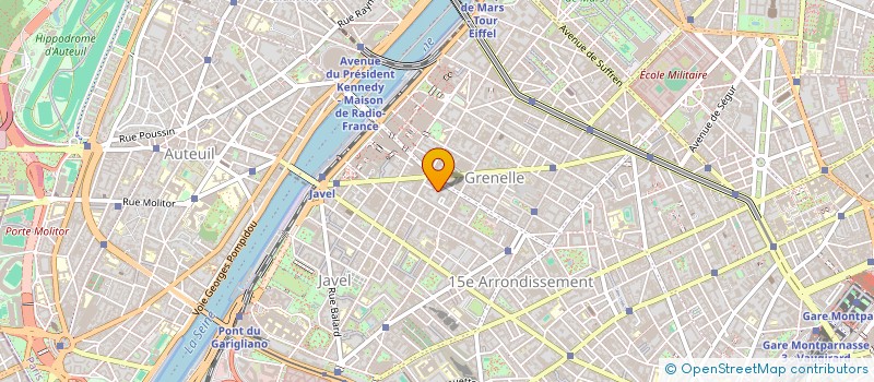 localisation de l'entreprise SCI DU 214 R LECOURBE à PARIS