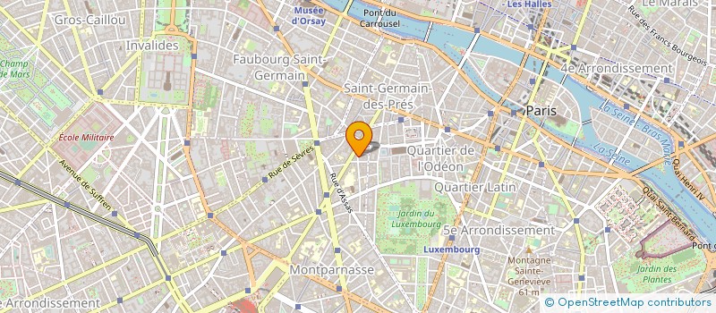 localisation de l'entreprise SCI DU 218 R DU GENERAL DE GAULLE à PARIS