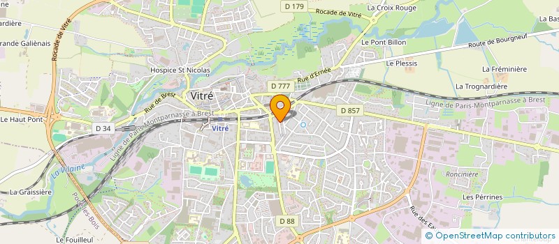 localisation de l'entreprise SCI DU 21EME  VITRE