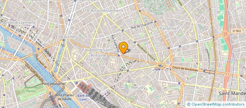 localisation de l'entreprise SCI DU 22-24  PARIS