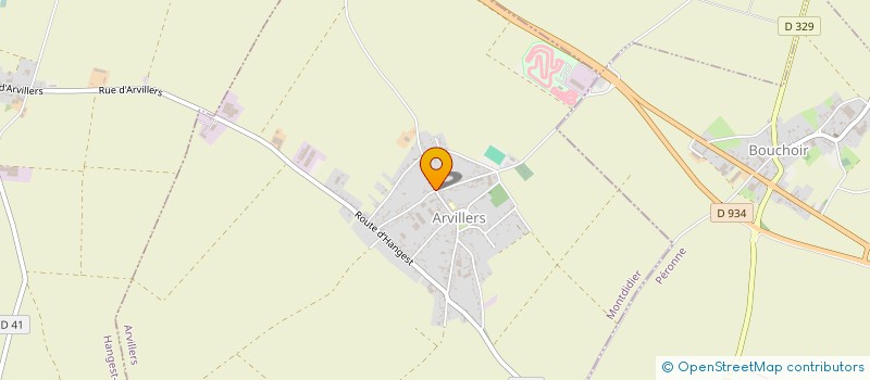 localisation de l'entreprise SCI DU 22-24  ARVILLERS