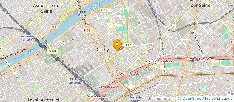 localisation de l'entreprise SCI DU 22 à CLICHY
