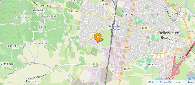 localisation de l'entreprise SCI DU 22 AOUT  BELLEVILLE-EN-BEAUJOLAIS