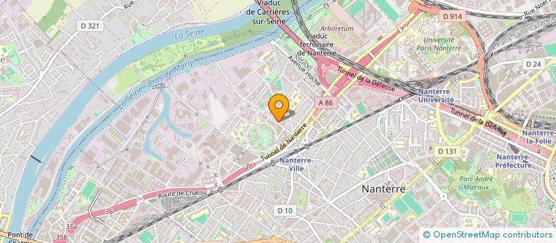 localisation de l'entreprise SCI DU 22 BD DU GENERAL LECLERC  NANTERRE