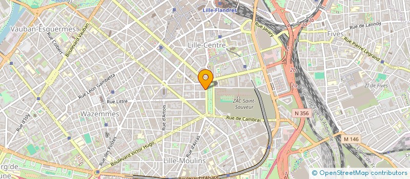 localisation de l'entreprise SCI DU 22 BD JEAN BAPTISTE LEBAS à LILLE