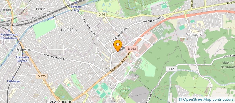 localisation de l'entreprise SCI DU 22 BD ROBERT SCHUMANN à LIVRY-GARGAN