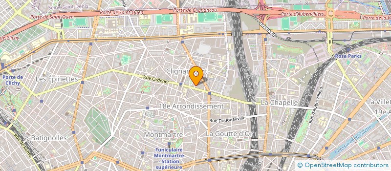 localisation de l'entreprise SCI DU 22 BOULEVARD VOLTAIRE à PANTIN