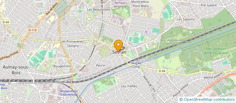 localisation de l'entreprise SCI DU 22 PL GASTON BUSSIERE à SEVRAN