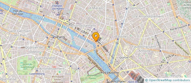 localisation de l'entreprise SCI DU 22 QUAI CELESTINS  PARIS