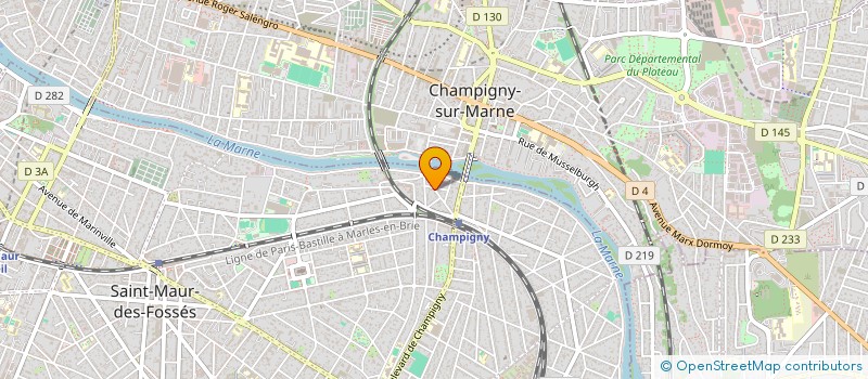 localisation de l'entreprise SCI DU 22 R CHAMP DE MARS à SAINT-MAUR-DES-FOSSES