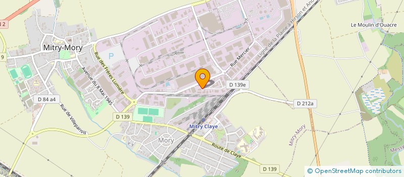 localisation de l'entreprise SCI DU 22 RUE BECQUEREL A MITRY MORY  MITRY-MORY