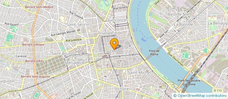 localisation de l'entreprise SCI DU 22 RUE BRUN  BORDEAUX