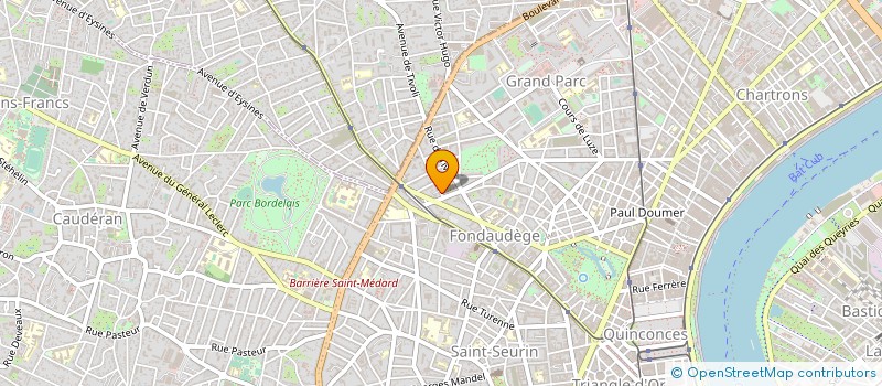 localisation de l'entreprise SCI DU 22 RUE CASTILLON à BORDEAUX