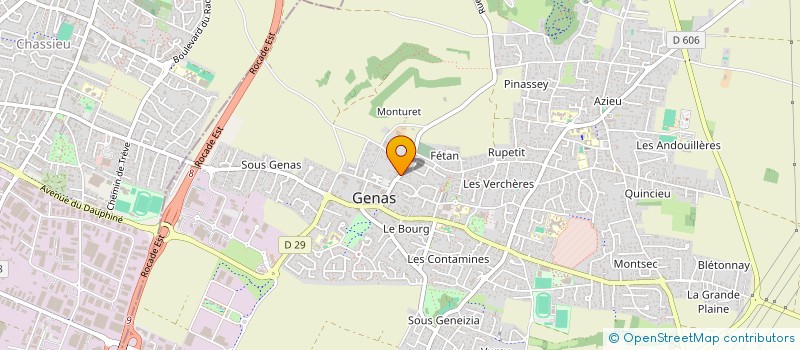 localisation de l'entreprise SCI DU 22 RUE DE L'EGALITE  GENAS