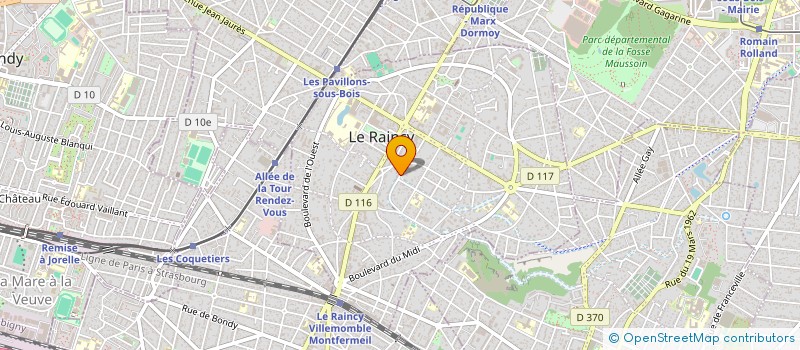 localisation de l'entreprise SCI DU 22 RUE DE LA MARNE  VILLEPARISIS