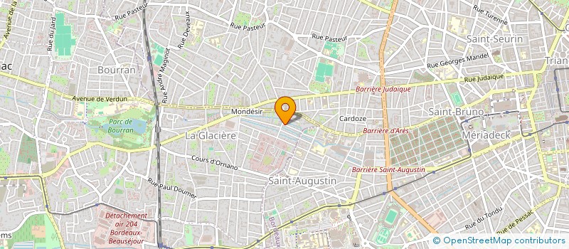 localisation de l'entreprise SCI DU 22 RUE DE LOGNAC  MERIGNAC