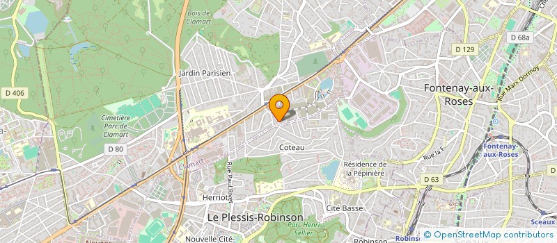 localisation de l'entreprise SCI DU 22 RUE DES CHAMPS FAUCILLON à CLAMART