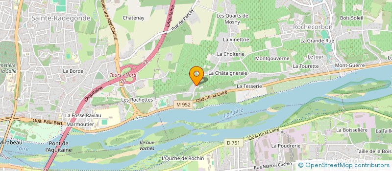 localisation de l'entreprise SCI DU 22 RUE DES DEPORTES à ROCHECORBON