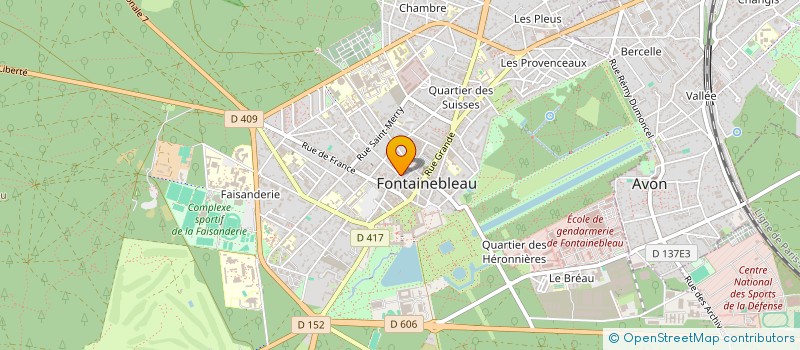 localisation de l'entreprise SCI DU 22 RUE DES SABLONS à FONTAINEBLEAU