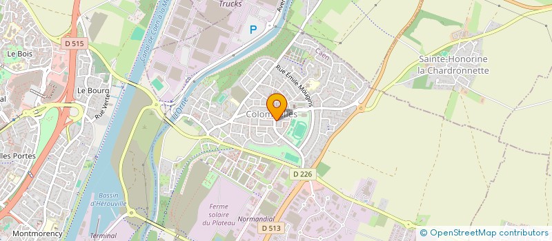 localisation de l'entreprise SCI DU 22 RUE DU CLOS DES ROSES  COLOMBELLES