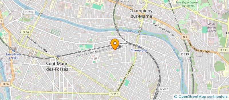 localisation de l'entreprise SCI DU 22 RUE DU HAVRE à SAINT-MAUR-DES-FOSSES