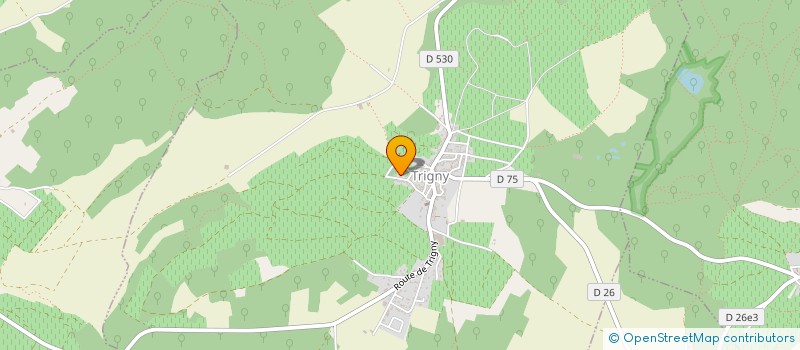 localisation de l'entreprise SCI DU 22 RUE DU JARD  TRIGNY