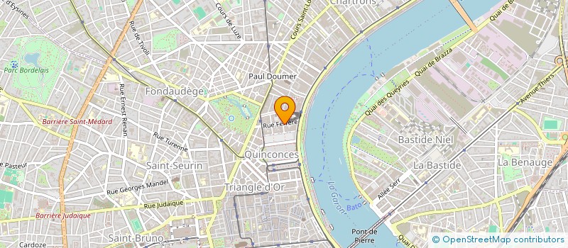 localisation de l'entreprise SCI DU 22 RUE FERRERE  BORDEAUX