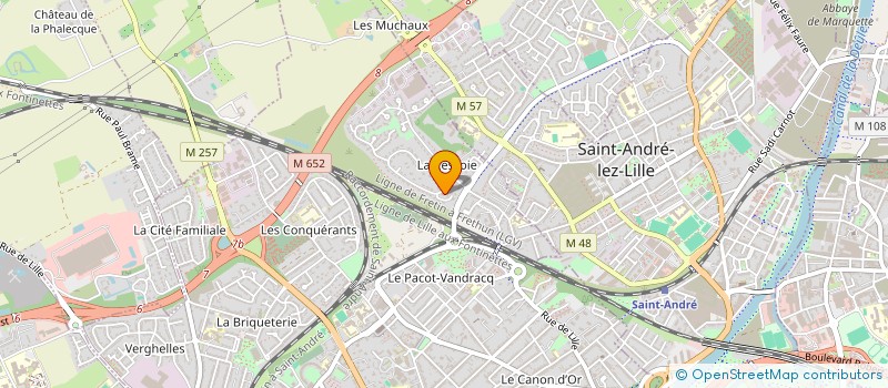 localisation de l'entreprise SCI DU 22 RUE HIPPOLYTE LEFEBVRE à LAMBERSART