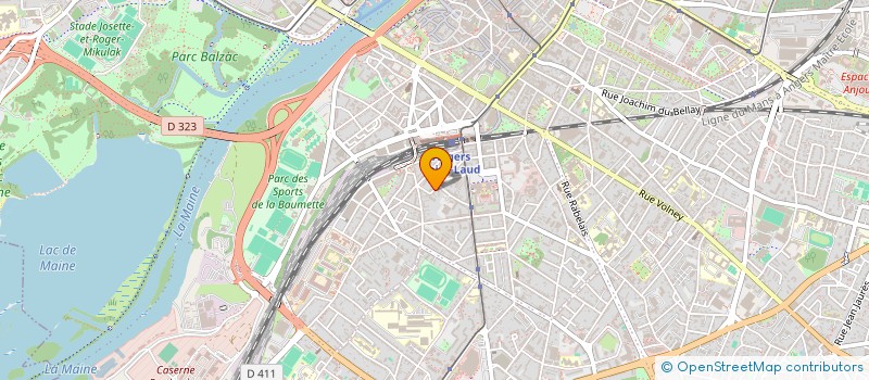 localisation de l'entreprise SCI DU 22 RUE LEGENDRE à ANGERS