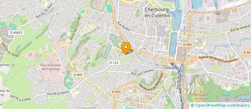 localisation de l'entreprise SCI DU 22 RUE WILSON à CHERBOURG-EN-COTENTIN